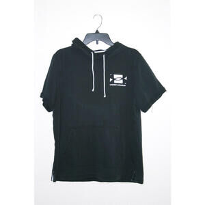 Under Armour Short Sleeve Hooded Sweatshirt Lightweight Size Large